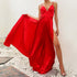 KANCOOLD Dress High-Split Maxi Se Xy Women Solid Evening Party Dresses Clubwear Long Sleeveless Dress Women 2021jul31 - ROUTINE FASHION